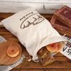 Reusable Linen Bread Bag Oxford Cloth Drawstring Bag Durable Bread Storage Bags  Kitchen Supplies
