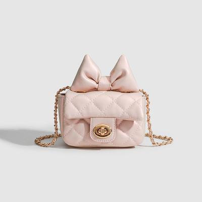 Módna malá štvorcová taška Letný baletný športový štýl Mašľa Malá voňavá štýlová Mini Crossbody taška Žena