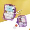 PVC Transparent Travel Cosmetic Bag - Large Capacity, Waterproof, Portable Storage with High-End Feel