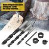 7pcs Straight Round Shank Brad Point Drill Bits Woodworking Drill Bits  Carpentry Drilling
