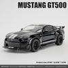 Large 1/18 Alloy Die-cast Ford Mustang GT500 Car Model Collection Ornaments Simulation Sound and Light for Boys Birthday Gift