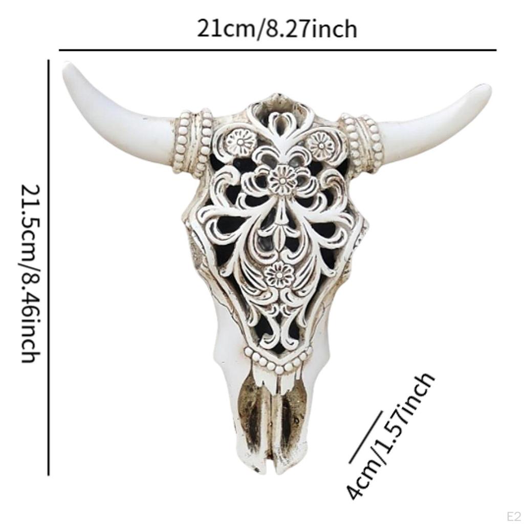 Majestic Bull And Swan Porcelain Wall Hanging Sculpture Unique Animal Art Decor for Office Room