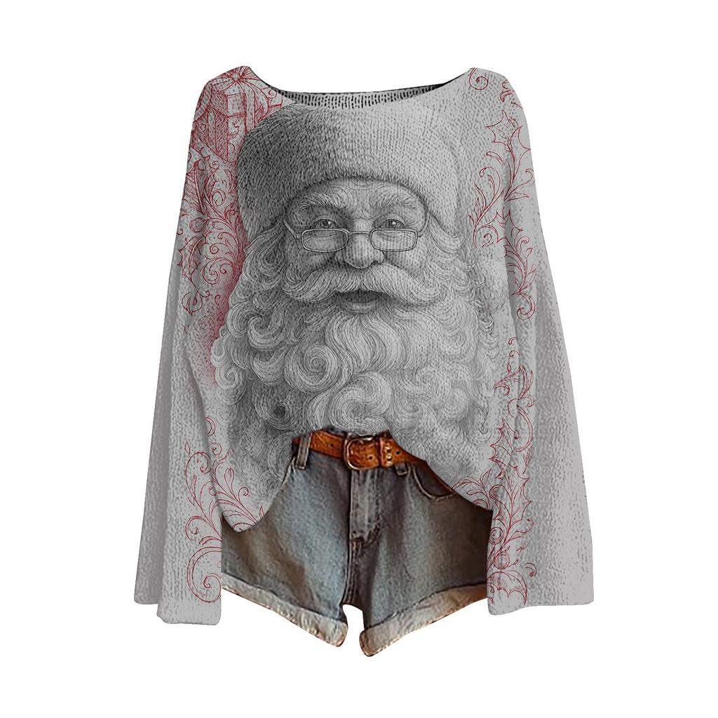 XDC-YZL84-One-word Neck Pullover Sweater 3D Printing