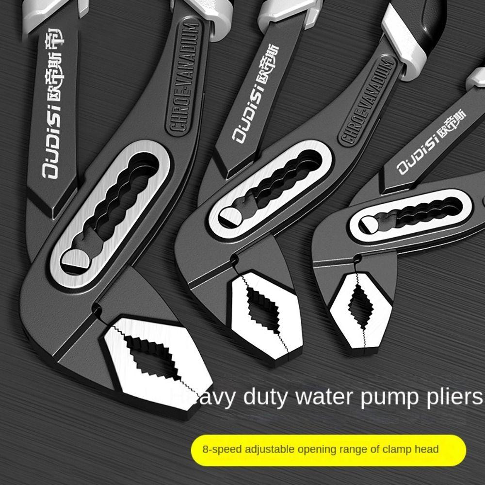 New High-carbon Steel Water Pipe Pliers Adjustable Heavy Duty Pipe Wrenches Opening Repair Tool Hand Tool Plumber