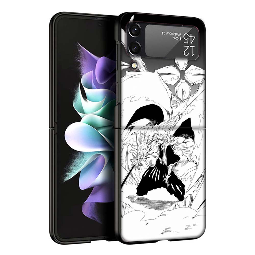 Bleach Hitsugaya Toushirou Phone Case For Samsung Galaxy Z Flip7 Flip6 5G Flip5 Flip4 Flip3 ZFlip 7 6 3 4 5 Shockproof Back Cove