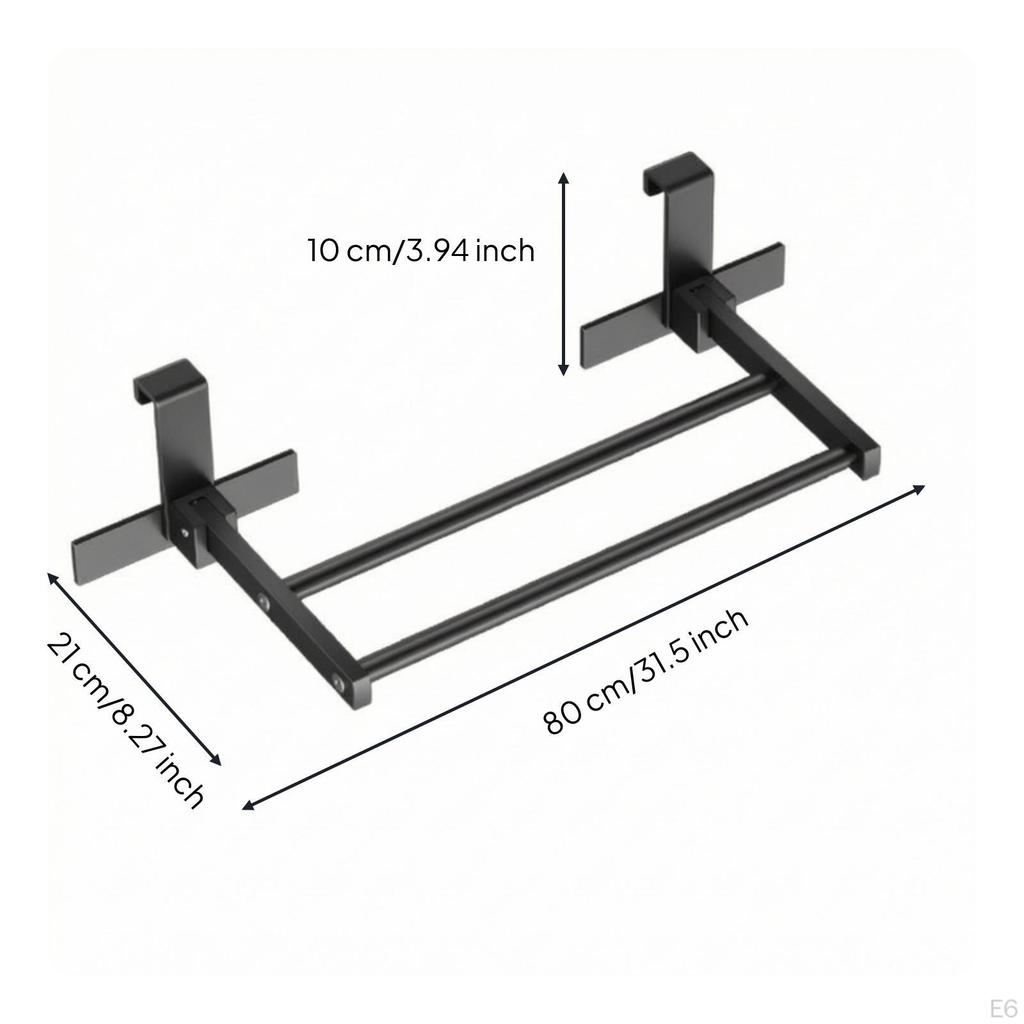 Balcony Clothesline Rack NoInstallation with Hanging Rods SpaceSaving Railing