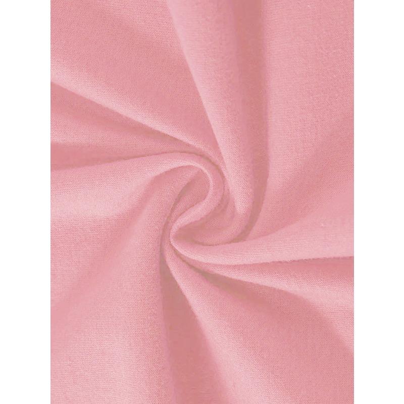 European Size Childrens Fashion Round Neck T-Shirt Summer Casual Printed Top