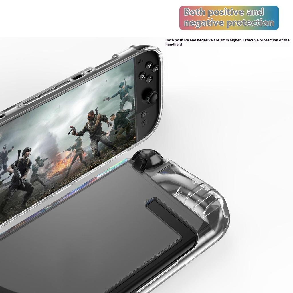 SW2D04 For Nintendo Switch 2 Handheld Game Console Protective Case Transparent Anti Drop TPU Cover
