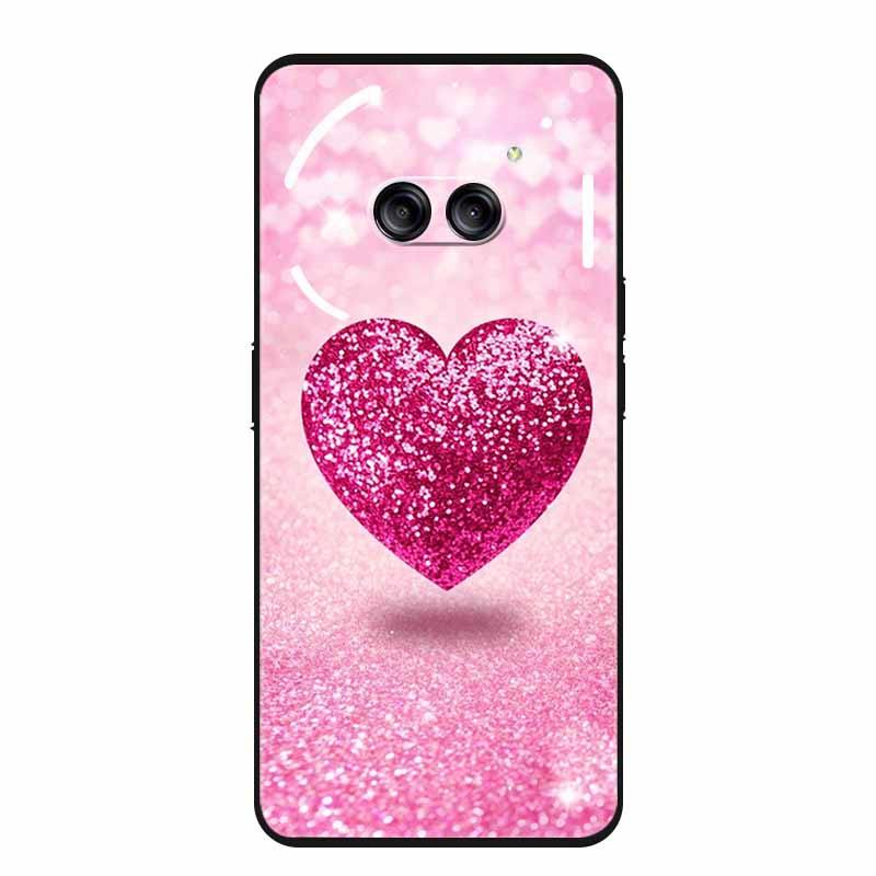 For Nothing Phone 2A Case Luxury TPU Soft Silicone Back Cover Phone Cases for Nothing Phone2A 5G A142 Shockproof Cute Love Capa