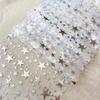 New Glitter Bling Star Table Runner Metallic Christmas Gift Table Flag Cover Home Decor Thin Mesh Table Decor For Wedding Party