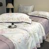 Washable Tencel Summer Quilt Set: Single & Double, Air Conditioning, Machine-Washable, Cool & Thin for Spring & Summer