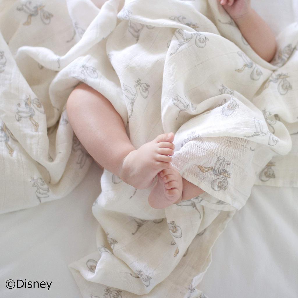 Aden Anais Aiden and Anais Swaddle Dumbo Set of 3 120 X 120cm Disney Design Muslin Cotton Swaddle Newborn SWADABDASWC30004DIJ +