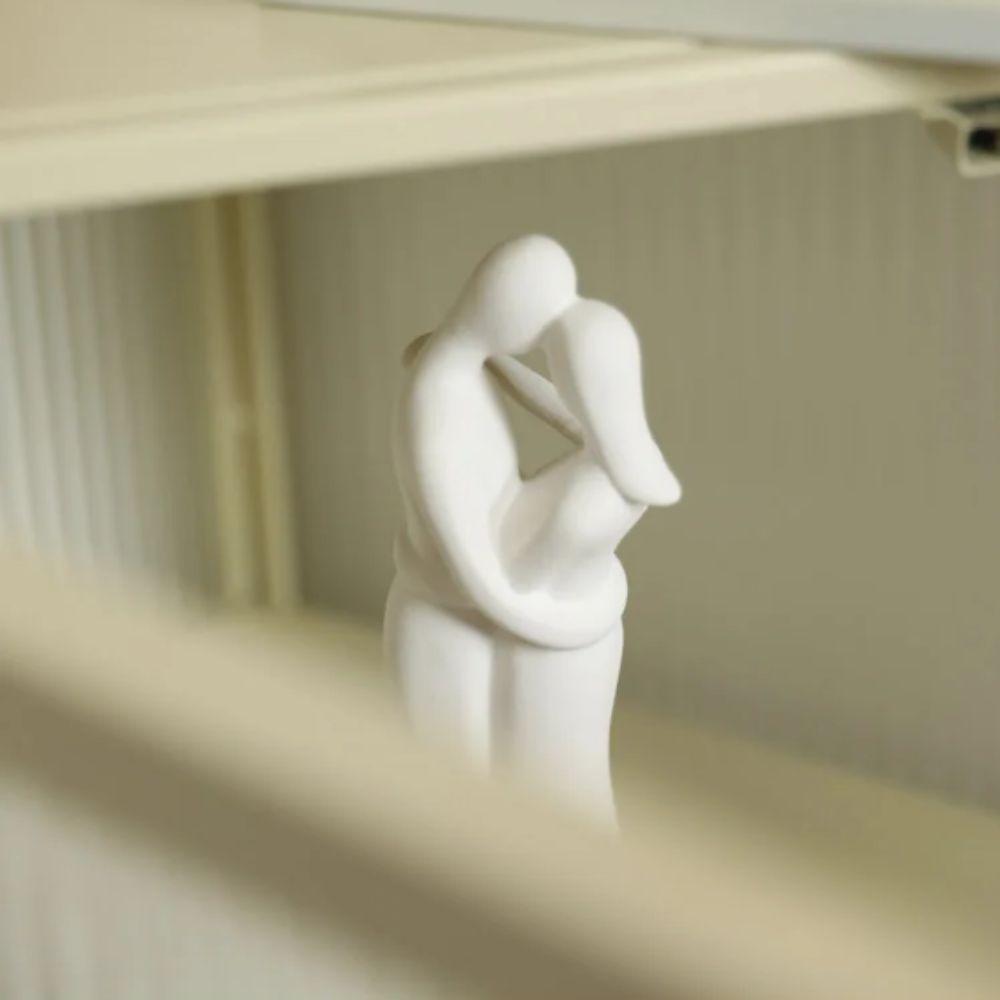 Artistic Design Ceramic Couple Ornaments Nordic Modern Style Wine Cabinet Accessories  Gift Giving