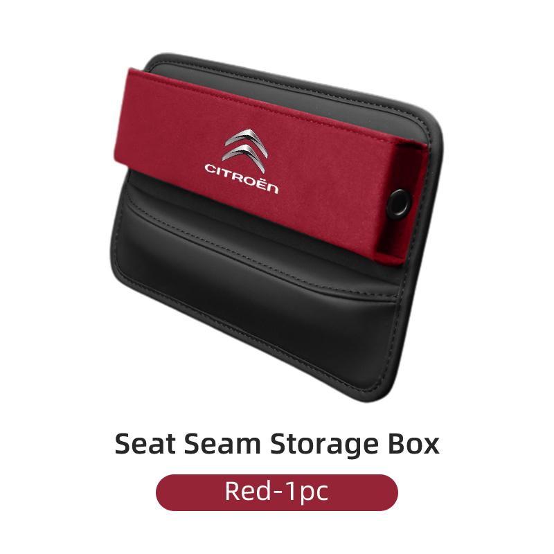 Autositz-Spalt-Aufbewahrungsbox Wildleder für Citroen C4 C3 C5 C1 C2 Berlingo Celysee Cactus Picasso Aircross Saxo Grand alc256
