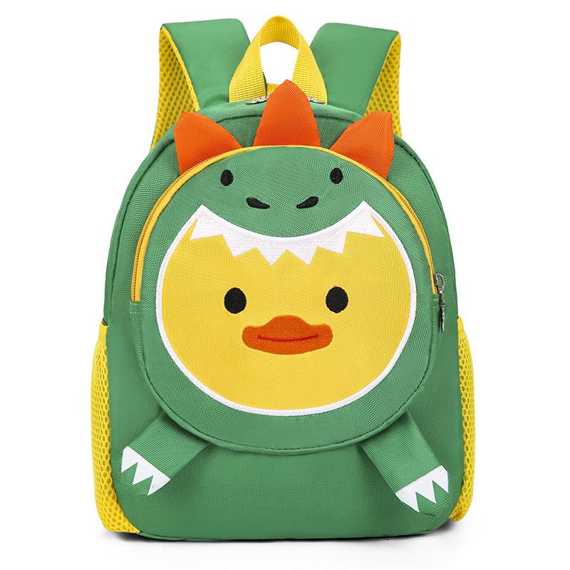 Kindergarten boys and girls double shoulder children's bag cartoon cute animal lion backpack anti-lost small schoolbag