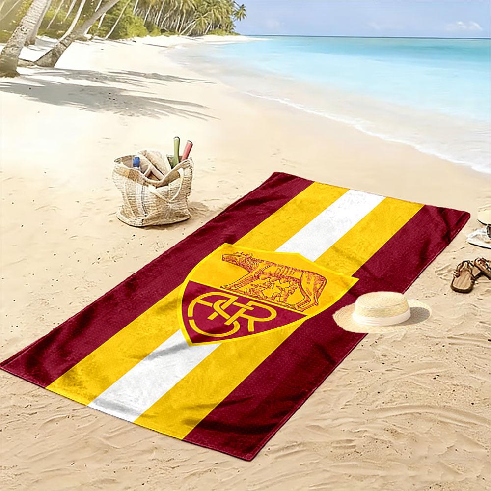 Asciugamano da Spiaggia Emblema Romano Un asciugamano da spiaggia indispensabile per i viaggi in spiaggia