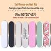 9cm Mini Double-Sided Nail File for Shaping and Polishing Acrylic Nails