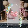 White Mesh Wall Stand Arch Backdrop Iron Wedding Event Party Props DIY Decoration for Your Vows, Wedding Photos, Head Table Back