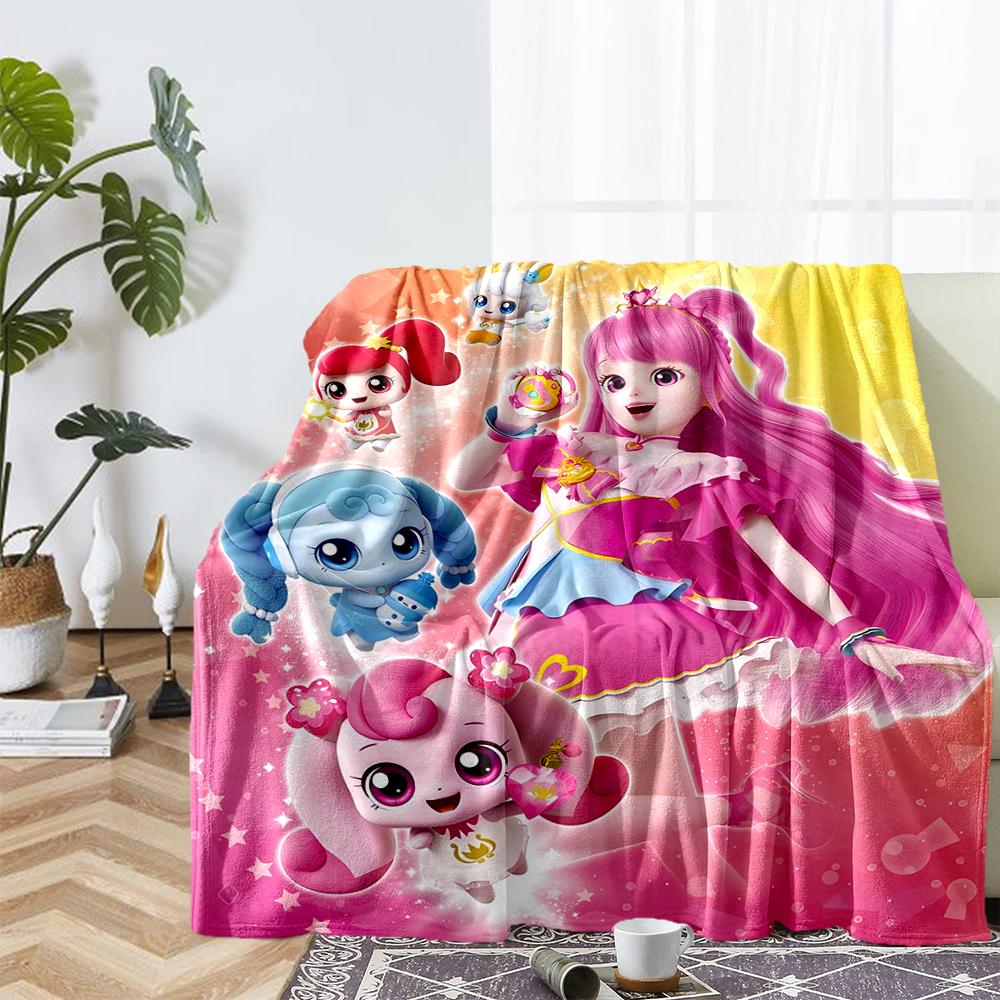 Twinkle Catch Teenieping Theme Printed Blanket - Perfect for Couch, Bed, Travel & Outdoor Use | Machine Washable, Cozy & Durable.