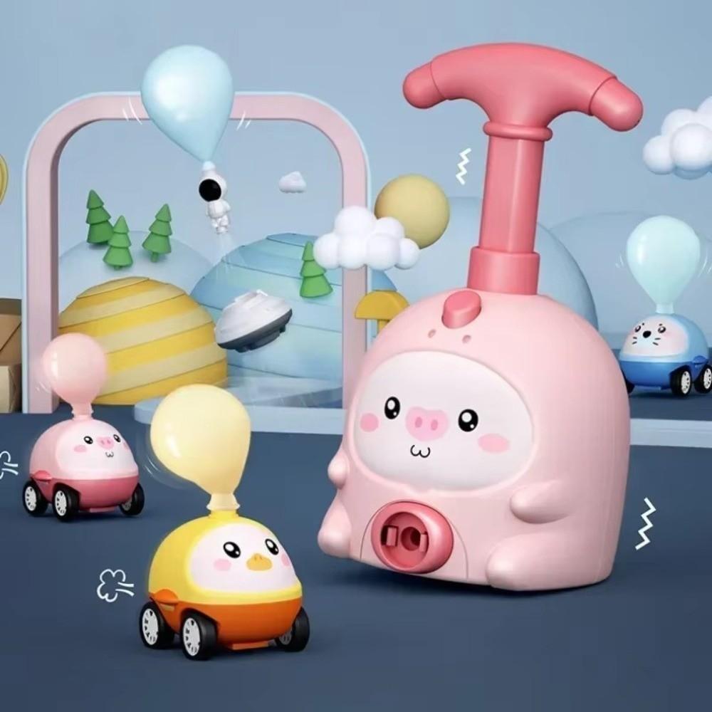 Seal Balloon Launcher Toys Pig Balloon Powered Cars Gifts Balloon Car Toy  Parent-child Interaction