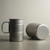 Vintage Vintage Outdoor Camping Cup Folding Portable Water Cup Camping 304 Set Cup Stainless Steel Tea Cup