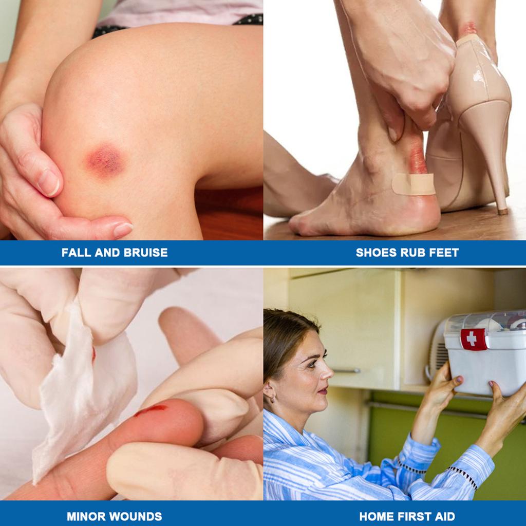 Universal Bandages (50 Pcs), Stain Resistant And Waterproof Bandages, Strong Adhesion Bandage Set