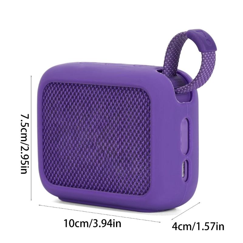 Protective Sleeves Silicone Case for GO4 Speaker Full Coverage Protectors Detachable Design for Convenience Use