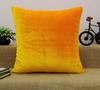 Indian Pillow Case Solid Orange Home Decor Throw Cushion Velvet Cover - Choose