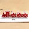 Merry Christmas Plastic Train Decorations for Home 2026 Xmas Ornament Navidad Noel Gifts New Year 2026 Gifts Holiday Decor