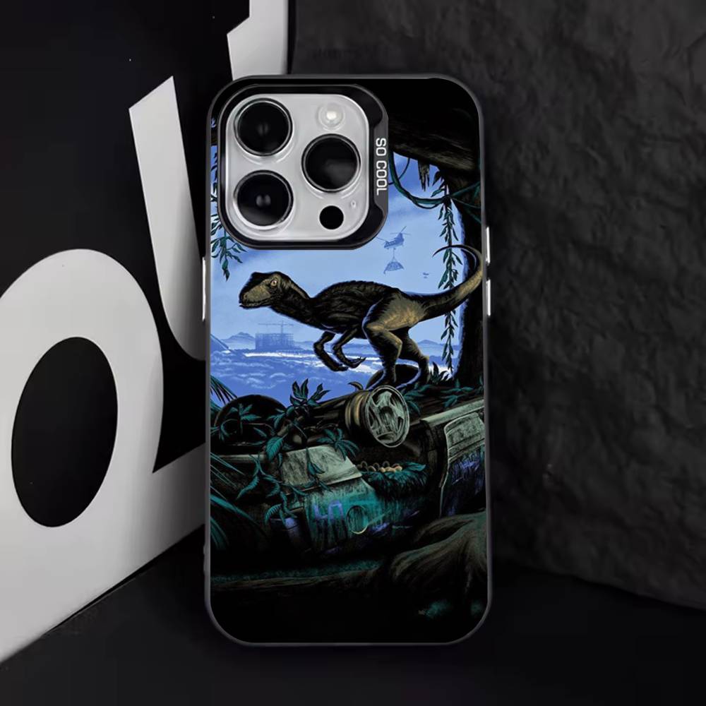 

J-Jurassic P-Park W-World-d Phone Case For iPhone 17,16,15,14,13,12,11,Pro,XS,Max,Plus,Mini,SE4,E IMD Matte Black iPhone12