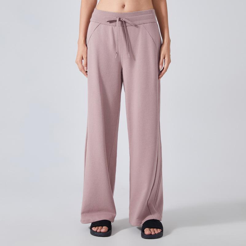 Autumn and winter versatile straight fitness sweatpants commuter drape loose casual yoga trousers women