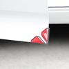 Car Door Corner Anti-collision Stickers Carbon Fiber Reflective Door Strips Door Anti-collision Corner Protector Guards Edg K5X5