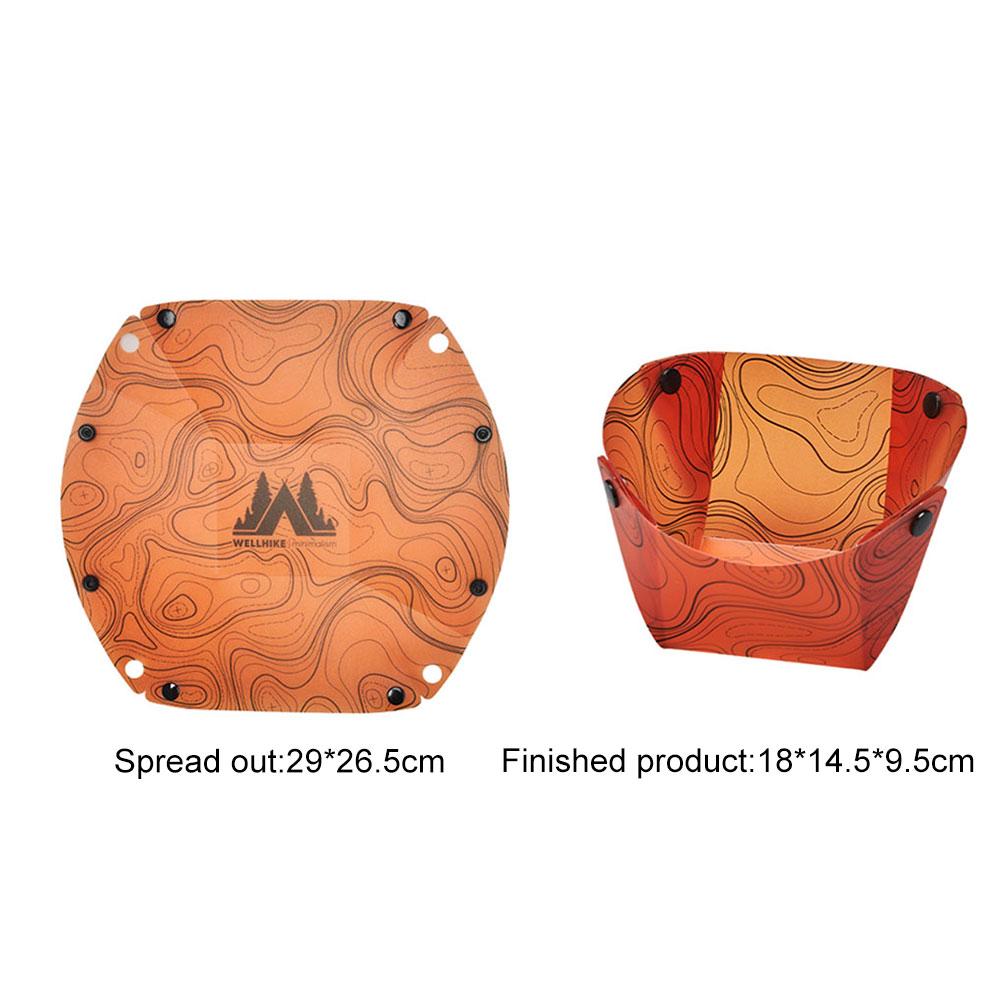 Outdoor Lightweight Folding Tableware Portable Bowl Dinner Plate Coffee Filter Funnel Water Cup Multi-purpose Camping Tableware