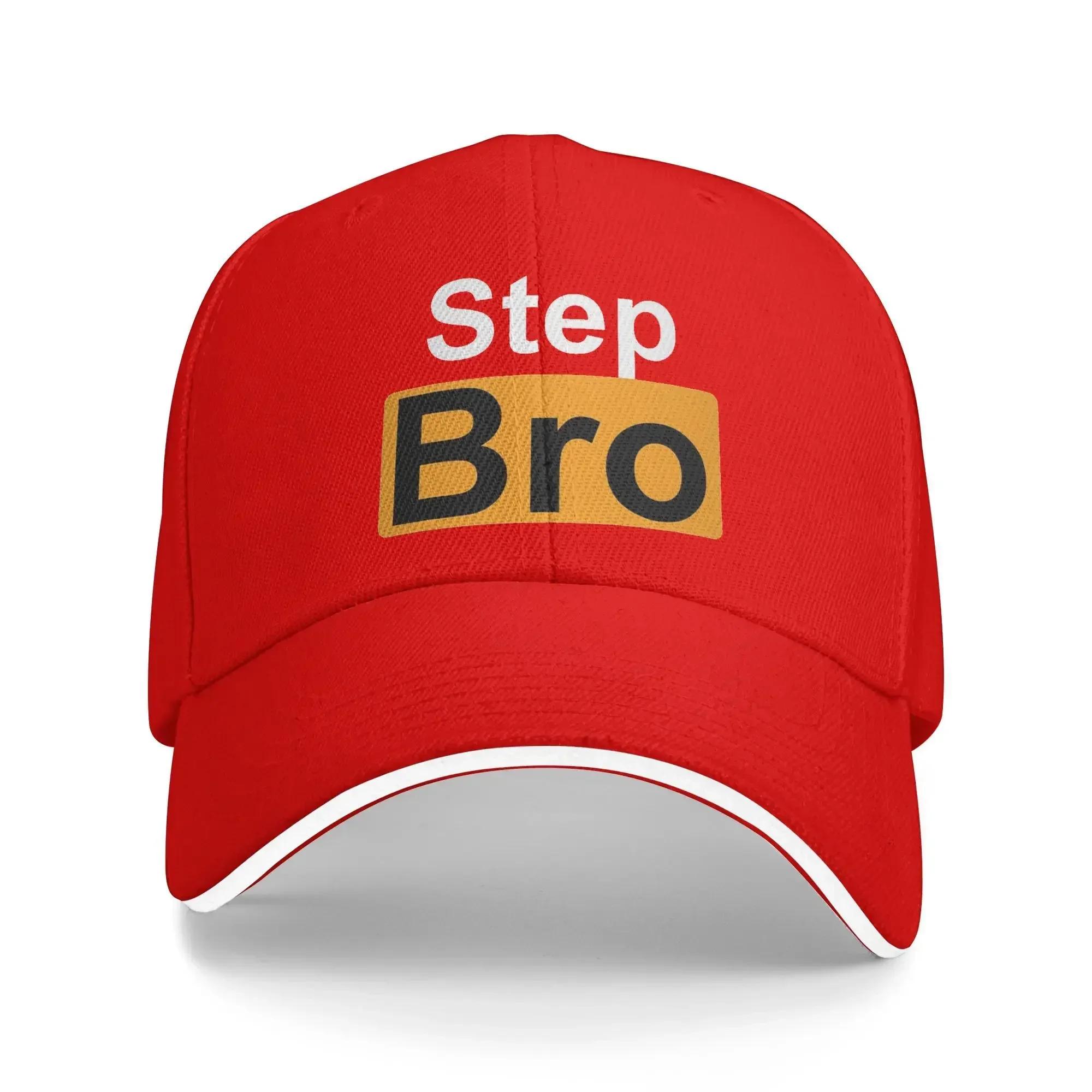 

Summer Casual Baseball Cap Step Bro Hilarious Novelty Joke Kpop Rock Hip Hop Hats For Unisex Adult SunProof Vintage Snapback Cap One Size