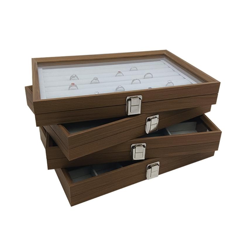 Secure Lockable Organizers Beautiful Jewelry Presentation Box Display Holder for Secure and Tidy Storage