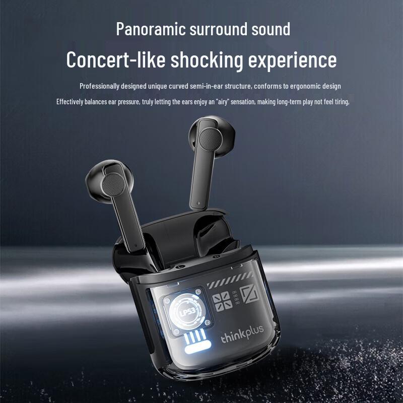 ThinkPlus Lenovo LP53 Echte kabellose Semi-In-Ear Bluetooth-Ohrhörer
