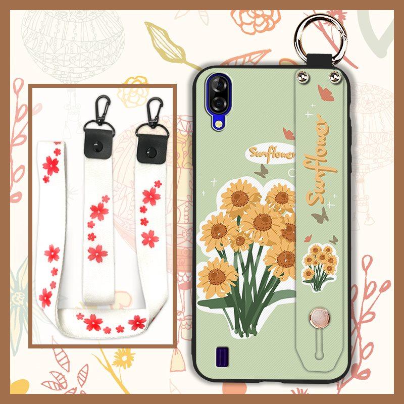 Soft case Anti-dust Phone Case For Blackview A60 Dirt-resistant Anti-knock Protective Flower Ring Shockproof Durable