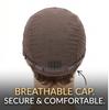 Men's Short Fluffy Curly Wig, Heat Resistant Synthetic Hair, Rose Net Cap, Natural Looking for Daily & Party Occasions