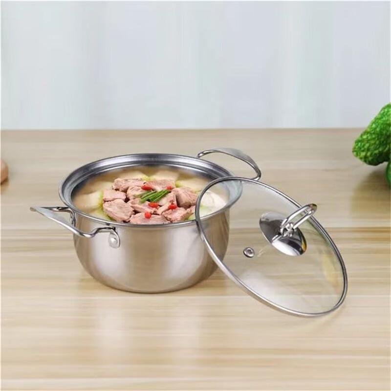 ZISIZ Stainless Steel 5-Piece Cookware Set