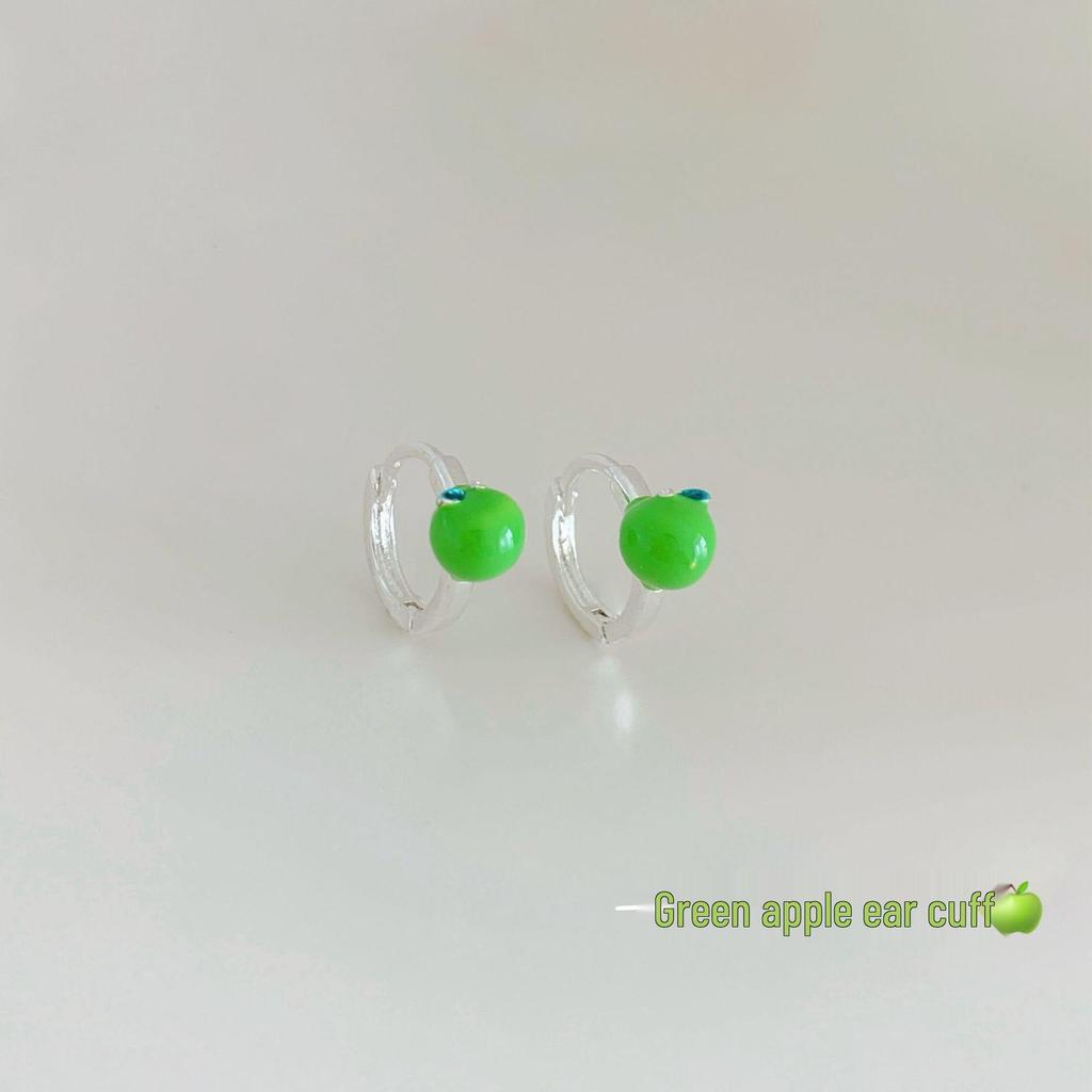 Red Apple Tassel Earrings: Sweet Spring Design for Women