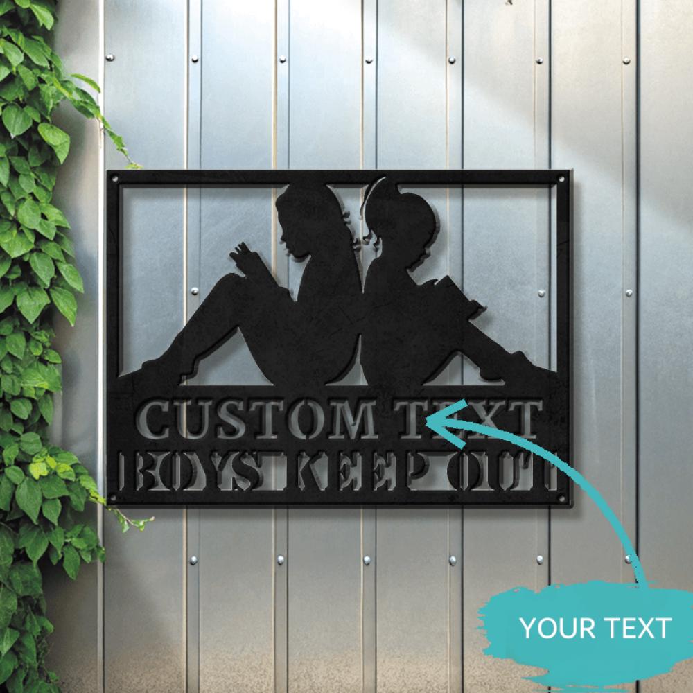 Metal Wall Art Handcrafted Home Decor Office Sign Unique Vintage Tin Sign
