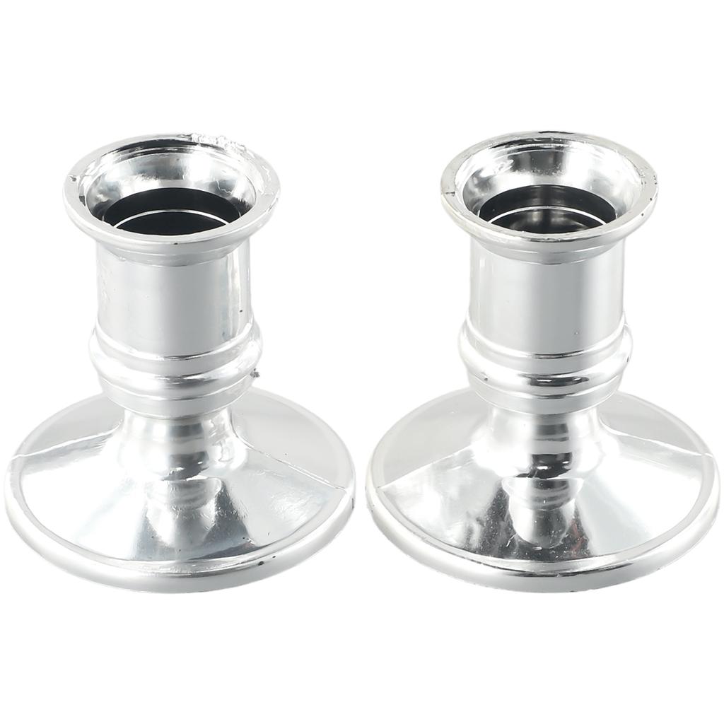 One Pair Taper Candle Holder Base For Standard Candlestick Home Room Decor Gear