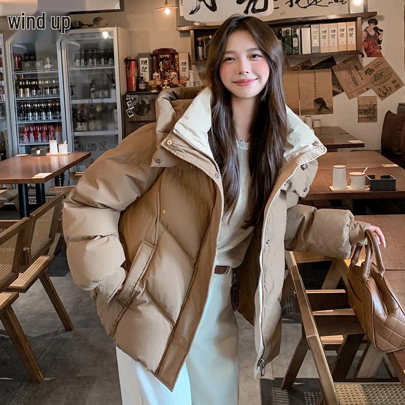 Authentic 2025 Girls' Thickened Hooded Winter Down Jacket