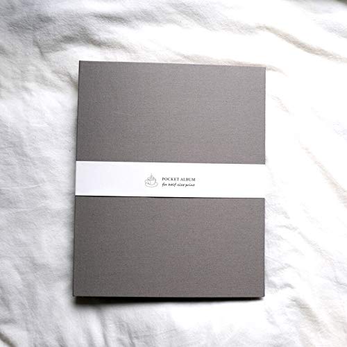 Fujifilm Half-Size Print Pocket Album, Holds 270 A4 Prints, Dusty Gray, HSP-270AL-GR