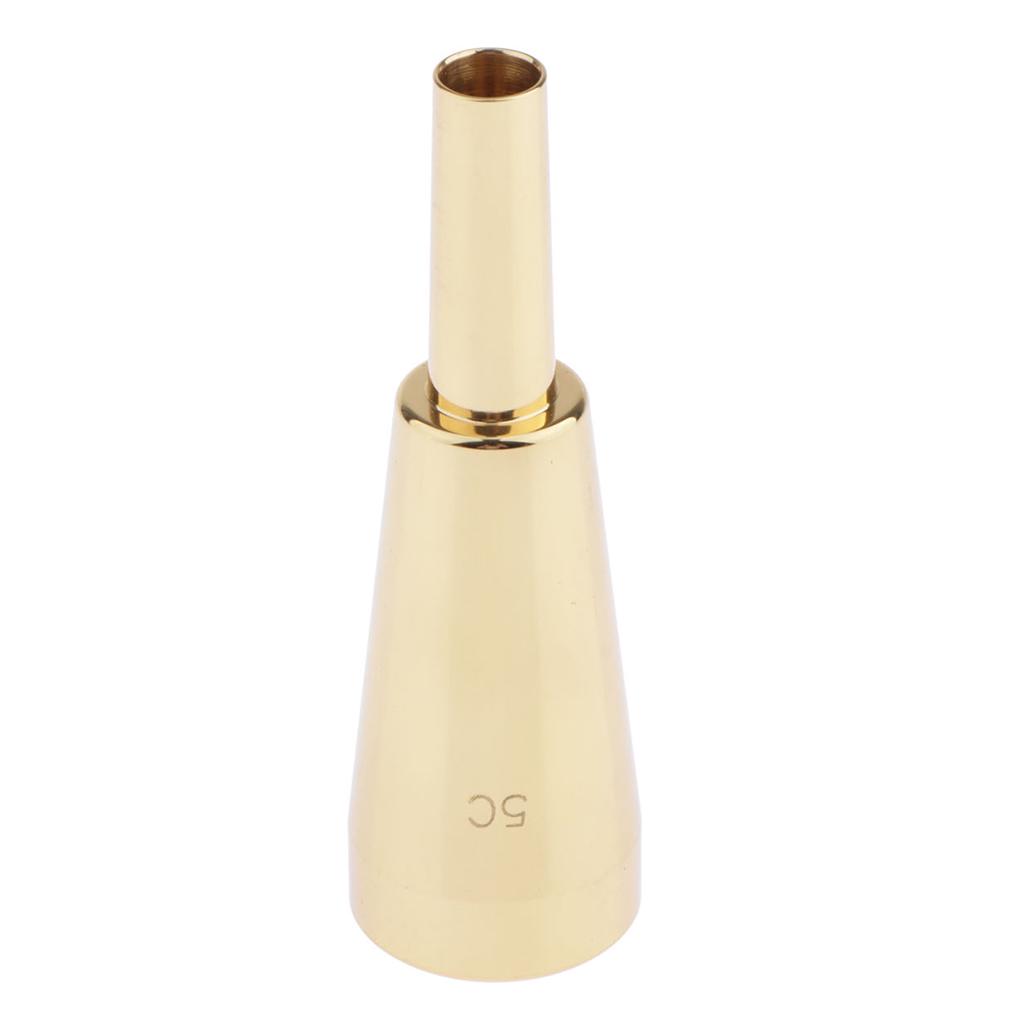 High Quality Trumpet Mouthpiece 5C for Parts Accessories Golden