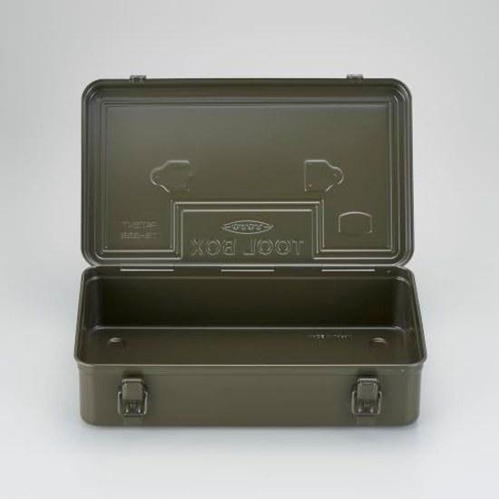 Toyo Steel Tool Box TB-362 Width approximately 38cm Depth 22cm Height 15cm Made Japan Storage Black