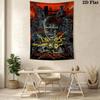 Horror Icon Tapestry Halloween Decor Tapestry Background Cloth Wallmounted Work Of Art Wall Decoration Background Cloth