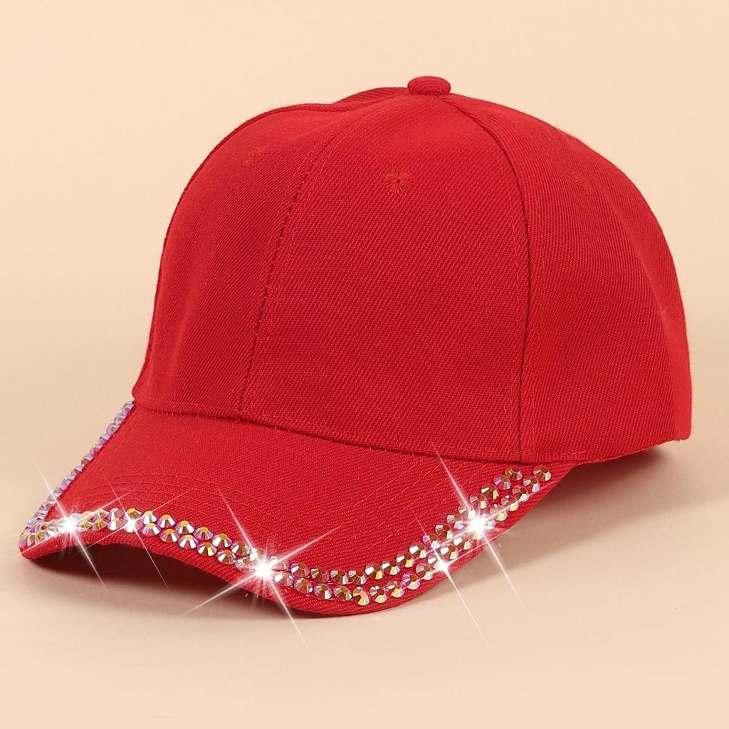 Casquette de baseball Étoile de mer Strass Mode Été Femme