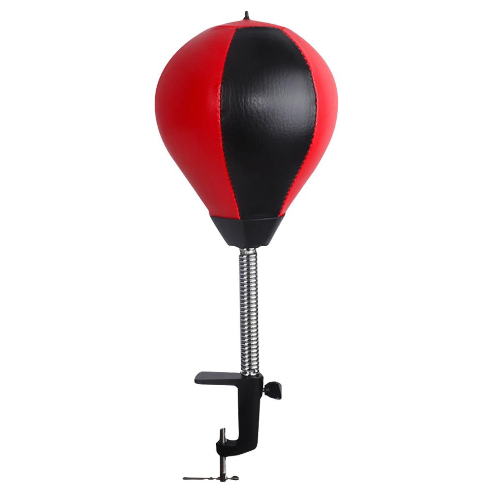 Desktop Punching Bag Wall-Mount Punching Ball Stress Relief Boxing Reflex Ball with Clamp Boxing Training Bag for Home Office