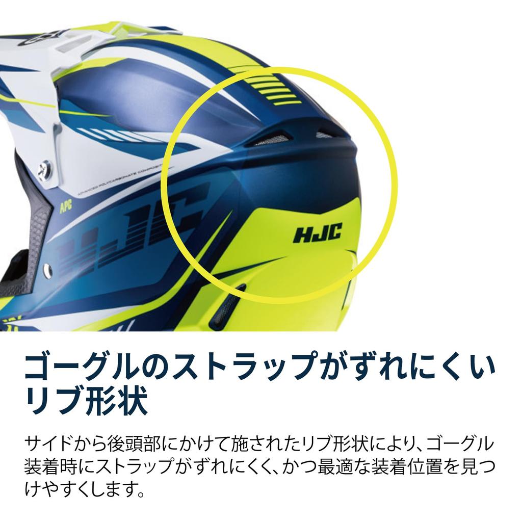 Drift HJH251 FLUO M HJH251BU41M [HJC Helmet] CL-XYII BLUE/YELLOW Size